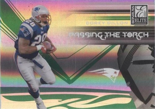 2007 Donruss Elite Corey Dillon Laurence Maroney #PT-26