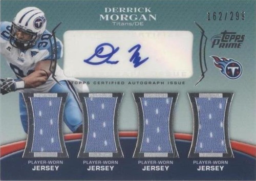 2010 Topps Prime Derrick Morgan #PL5-DMO