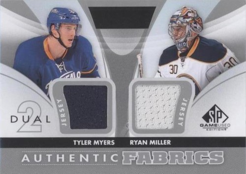 2012-13 SP Game Used Edition - Ryan Miller Tyler Myers #AF2-MM