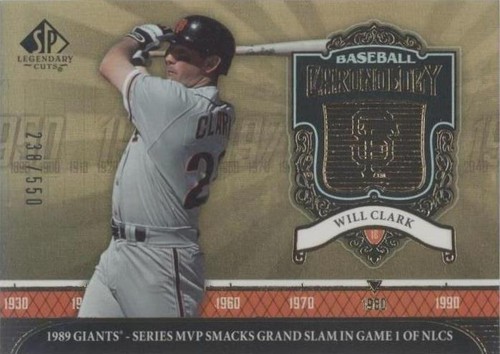 2006 SP Legendary Cuts - Will Clark #BC-WC