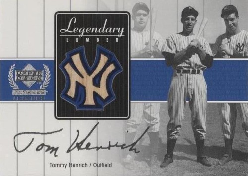 2000 UD Yankees Legends ~ Legendary Pinstripes ~ TH-LP ~ TOMMY