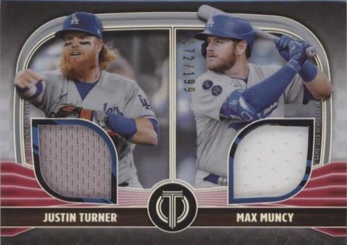 2022 Topps Tribute - Justin Turner Max Muncy #DR2-TM