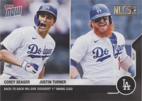 2020 Topps Now - Corey Seager Justin Turner #432