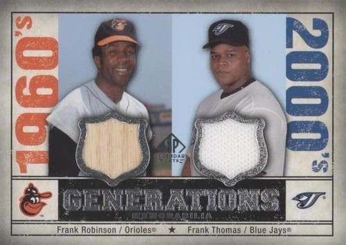 2008 SP Legendary Cuts - Frank Robinson Frank Thomas #GEN-FF
