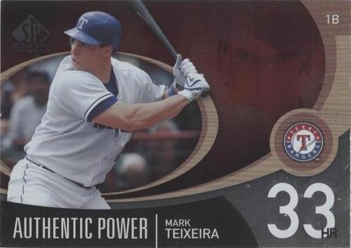 2007 SP Authentic - Mark Teixeira #AP-33