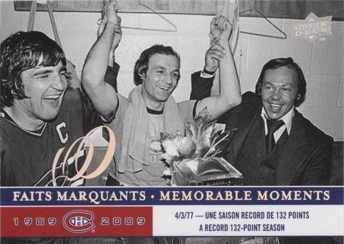 2008-09 Upper Deck Montreal Canadiens Centennial Set - Guy Lafleur #295