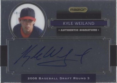 2008 Razor Signature Series Metal - Kyle Weiland #AU-KW