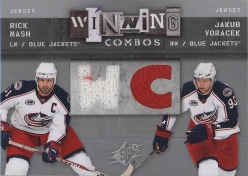2009-10 SPx - Jakub Voracek Rick Nash #WC-NV