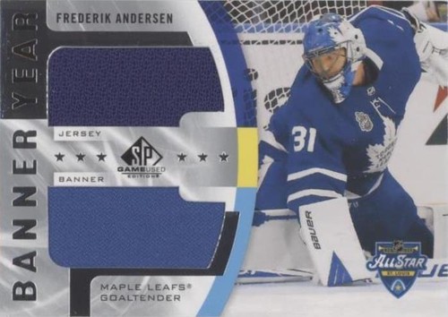 2020-21 Upper Deck SP Game Used - Frederik Andersen #BYJ-FA