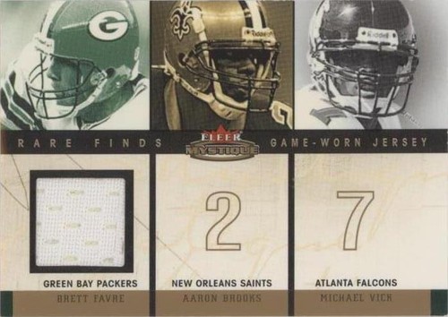 2003 Fleer Mystique Aaron Brooks Brett Favre Michael Vick #RF-BF