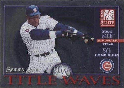 2001 Donruss Elite - Sammy Sosa #TW-8