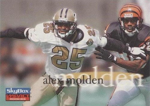 1996 Skybox Impact Rookies Alex Molden #39