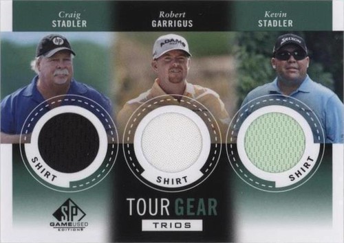 2014 SP Game Used Edition - Craig Stadler Kevin Stadler Robert Garrigus #TG3-SSG