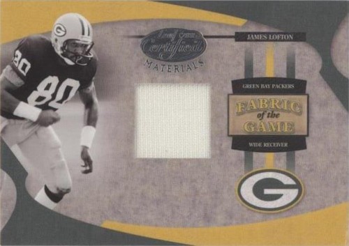 2005 Leaf Certified Materials James Lofton #FG-35