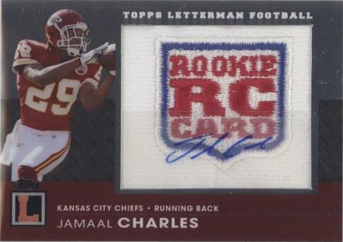 2008 Topps Letterman Jamaal Charles #RAP-JC