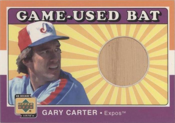 2001 Upper Deck Decade 1970-е - Гэри Картер #B-GC