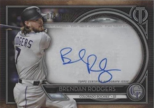 2020 Topps Tribute - Brendan Rodgers #TA-BR