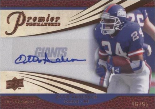 2008 UD Premier Ottis Anderson #PP78