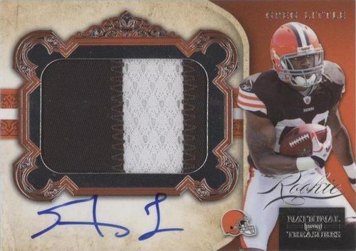 2011 Playoff National Treasures Greg Little #333