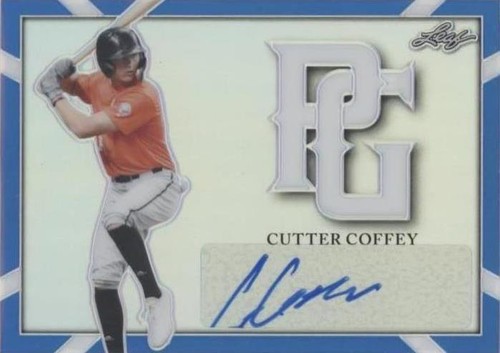 2021 Leaf Perfect Game National Showcase - Cutter Coffey #BA-CC4