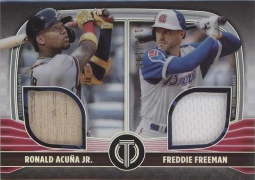 2022 Topps Tribute - Freddie Freeman Ronald Acuña Jr. #DR2-AF