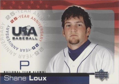 2004 Upper Deck USA Baseball 25-Year Anniversary - Shane Loux #USA-115