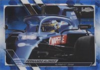 2021 Topps Chrome Sapphire Edition Formula 1 - Fernando Alonso #9