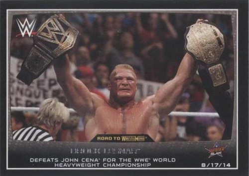 2015 Topps WWE Road to Wrestlemania - Brock Lesnar #44