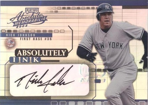 2002 Playoff Absolute Memorabilia - Nick Johnson #AI-42