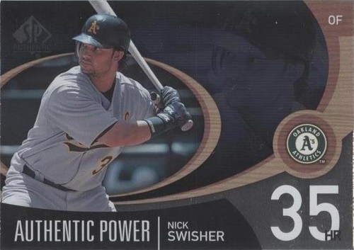 2007 SP Authentic - Nick Swisher #AP-38