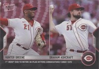 2022 Topps Now - Graham Ashcraft Hunter Greene #312