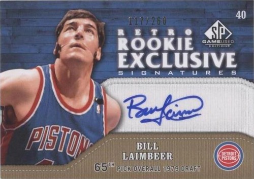 2009-10 SP Game Used - Bill Laimbeer #RR-SC