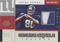 2003 Fleer Genuine Insider Jeremy Shockey #GA-JS