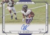 2020 Panini National Treasures J.K. Dobbins #FP-JD