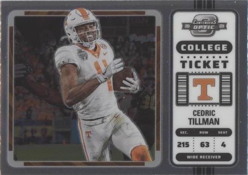2023 Panini Chronicles Draft Picks Cedric Tillman #14