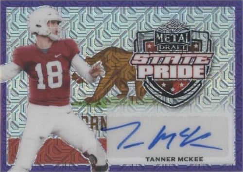 2022 Leaf Metal Draft Tanner McKee #SP-TM1