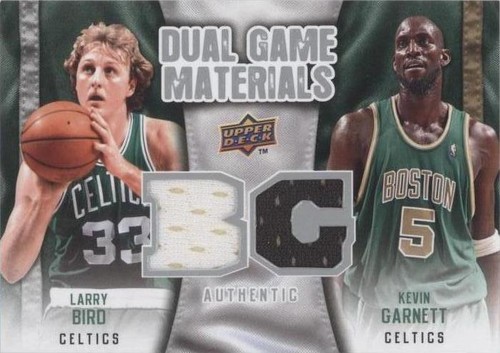 2009-10 Upper Deck - Larry Bird/Kevin Garnett #DG-LG