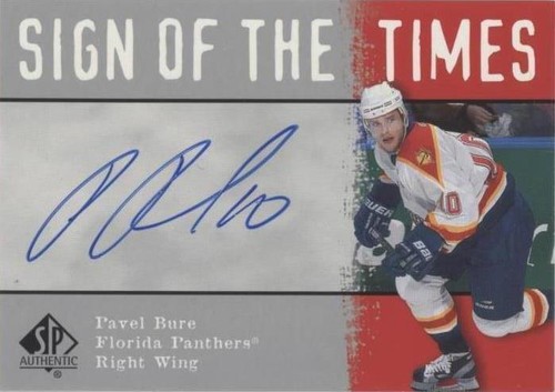 2000-01 SP Authentic - Pavel Bure #PB