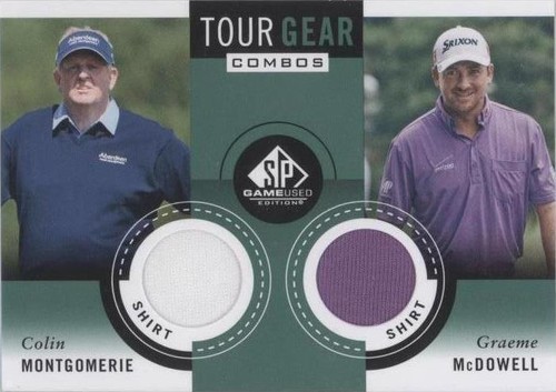 2014 SP Game Used Edition - Colin Montgomerie Graeme McDowell #TG2CG