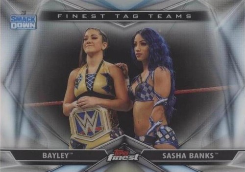 2020 Topps Finest WWE - Bayley Sasha Banks #TT-7