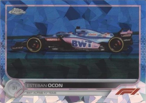 2022 Topps Chrome Sapphire Edition Formula 1 - Esteban Ocon #116