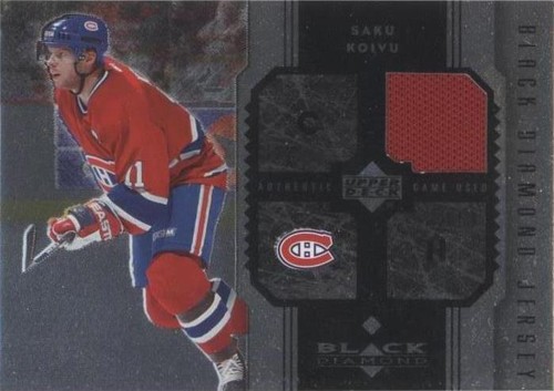 2005-06 Upper Deck Black Diamond - Saku Koivu #J-SK