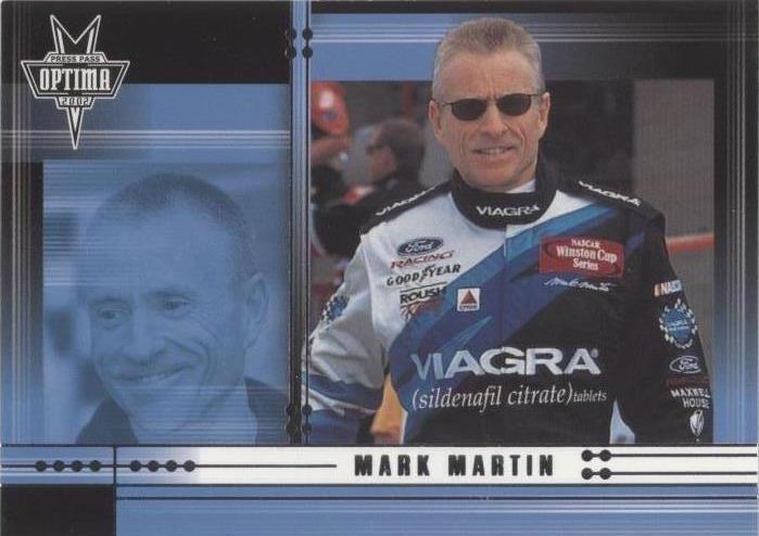 2002 Press Pass Optima - Mark Martin #19