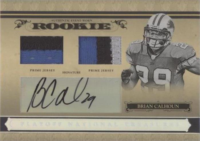 2006 Playoff National Treasures Brian Calhoun #118
