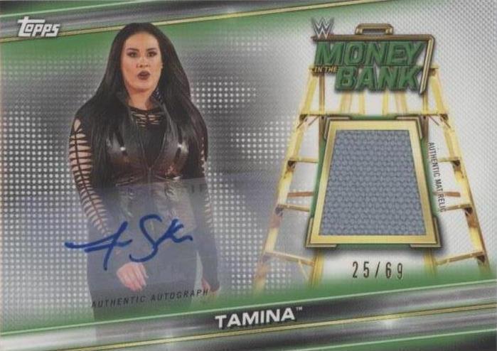 2019 Topps WWE Money in the Bank - Tamina Snuka #MAR-TS
