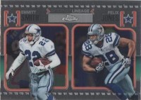 2010 Topps Chrome Emmitt Smith Felix Jones #CGL-SJ