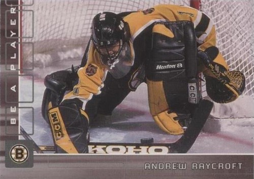 2001-02 In the Game Be A Player Memorabilia - Andrew Raycroft #125