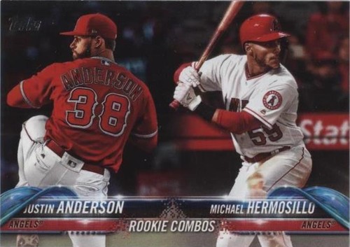 2018 Topps Update Series - Justin Anderson Michael Hermosillo #US52
