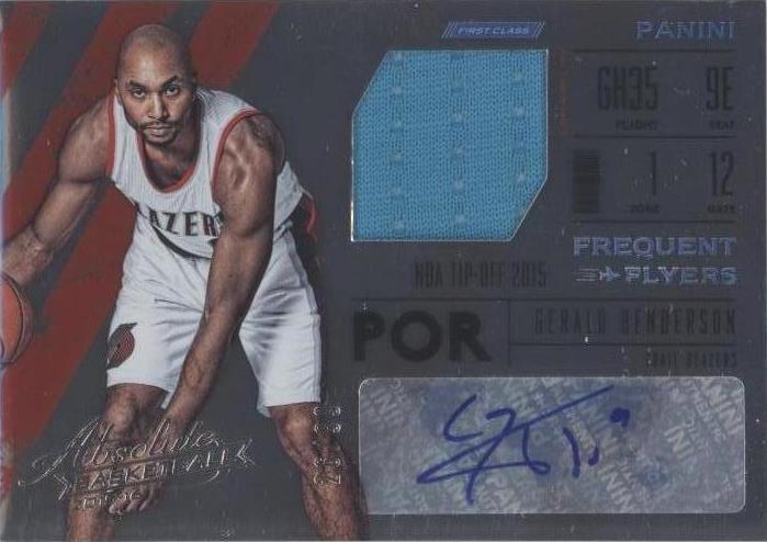 2015-16 Panini Absolute - Gerald Henderson #FR-GHN