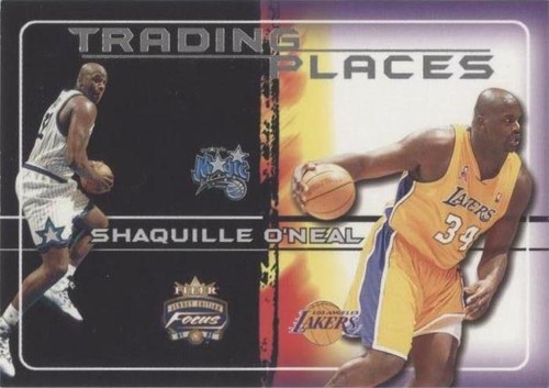 2001-02 Fleer Focus Jersey Edition - Shaquille O'Neal #14 TP